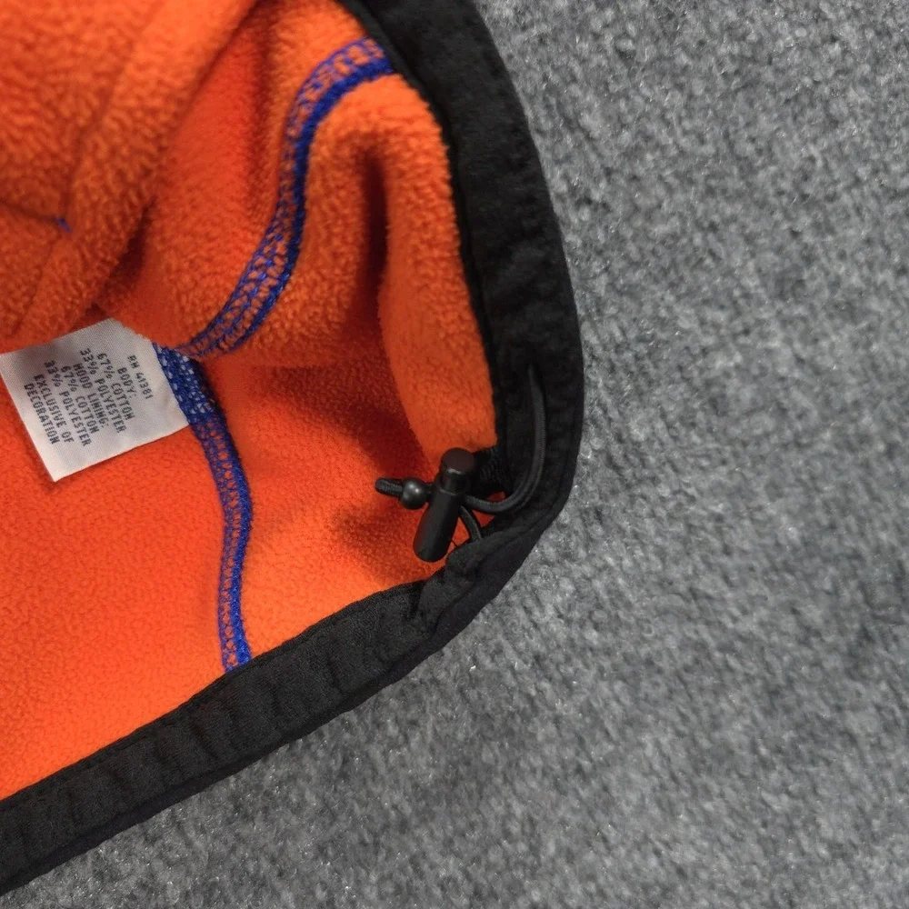 Polo Ralph Lauren Vest Mens 2XLT Blue Hooded Fleece Lined Windbreaker Outdoor